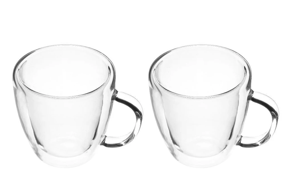 Dajar Dvigubo stiklo puodelis AMBITION MIA, 250 ml, 2 vnt
