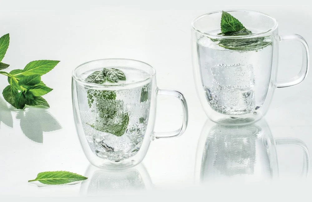 Dajar Dvigubo stiklo puodelis AMBITION MIA, 250 ml, 2 vnt