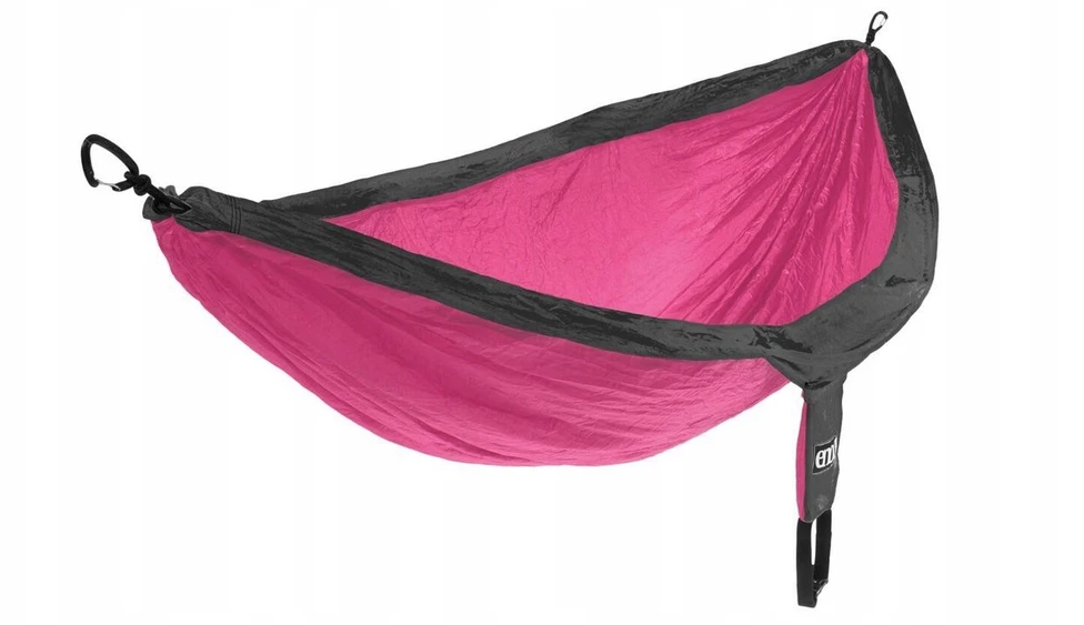 JAV Dvigulis hamakas Eno Double Nest charcoal fuchsia