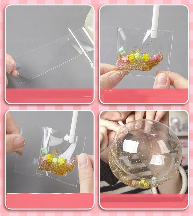 DVIPUŠĖ BURBULĖLIŲ JUOSTOS PŪSTI BURBULULIUS BUBBLE NANO SQUISH BUBBLES 3m