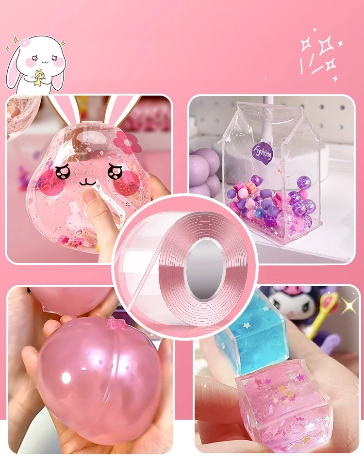 DVIPUŠĖ BURBULĖLIŲ JUOSTOS PŪSTI BURBULULIUS BUBBLE NANO SQUISH BUBBLES 3m