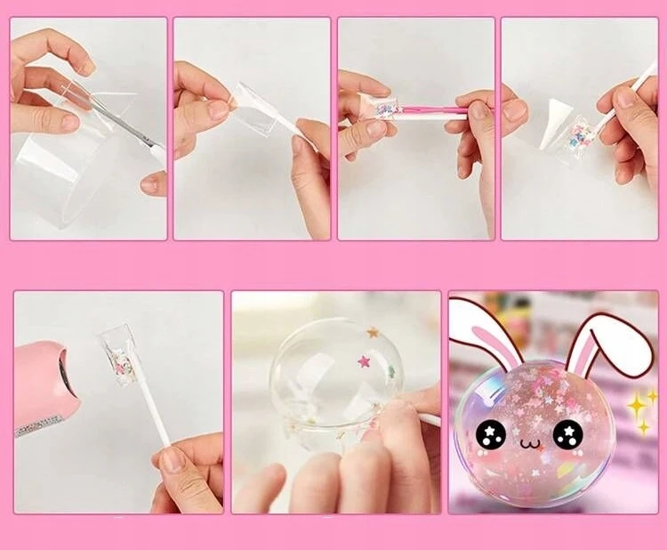 DVIPUŠĖ BURBULĖLIŲ JUOSTOS PŪSTI BURBULULIUS BUBBLE NANO SQUISH BUBBLES 3m