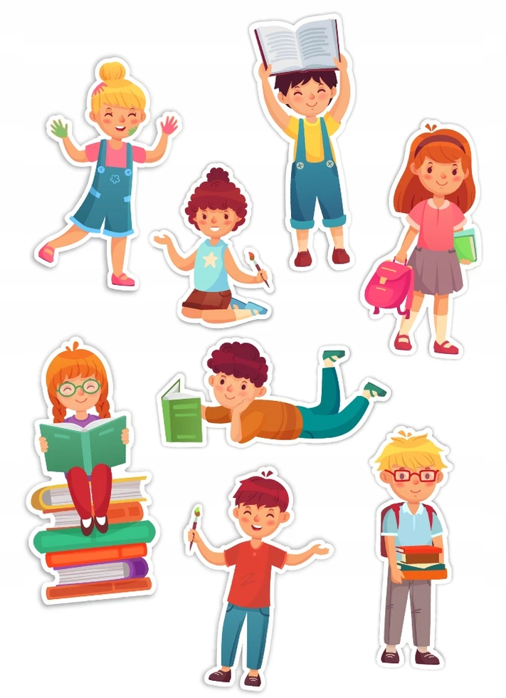 Dvipusės langų dekoracijos Vaikams 01 8 vnt LearnHow