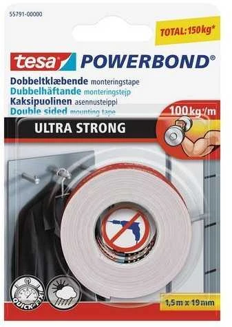 Dvipusio lipnumo montavimo juosta TESA, 9 mm x 5 m, 2 ritiniai pakuotėje