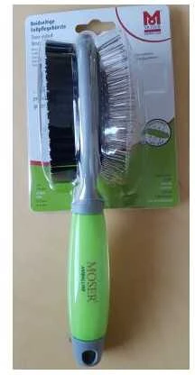 MOSER 2999-7025 Dvipusis šepetys gyvūnams