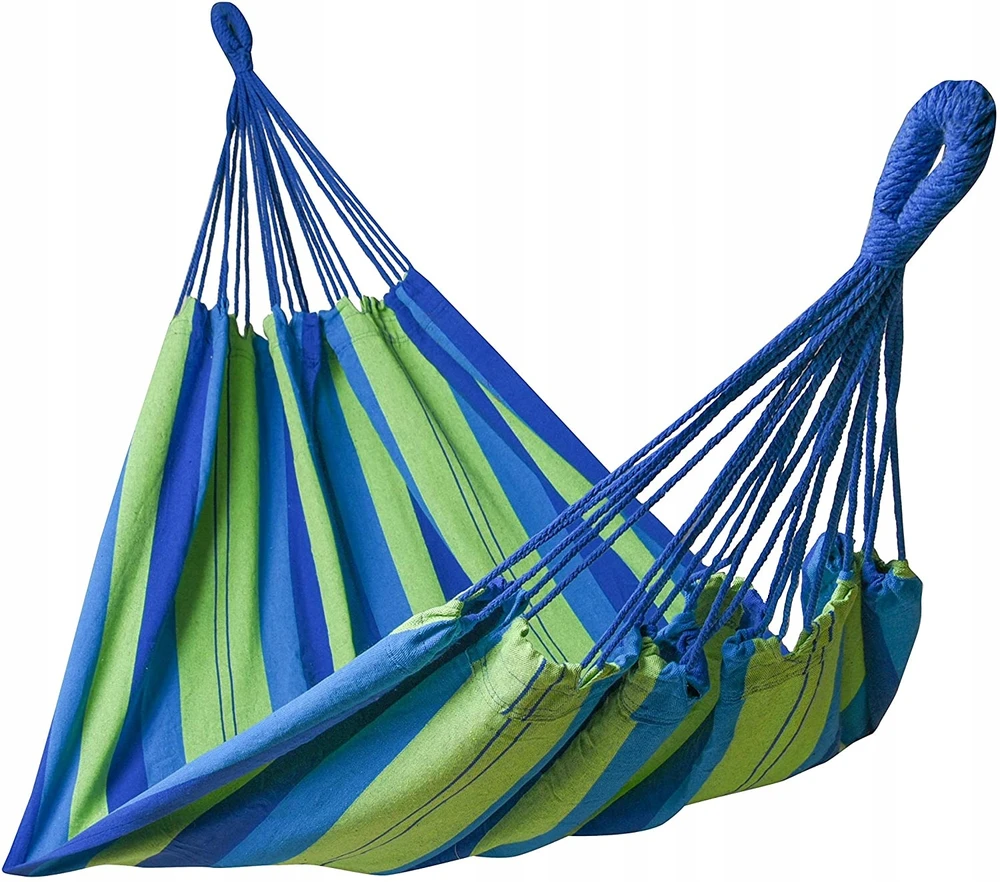 Dvipusis sodo hamakas su dangteliu 230x160 cm