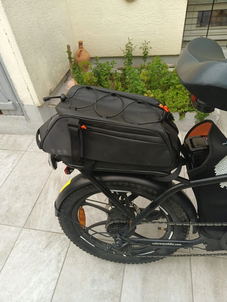 Dviračio bagažinės krepšys 10L, daugiafunkcis, universalus 4in1 e-dviratis