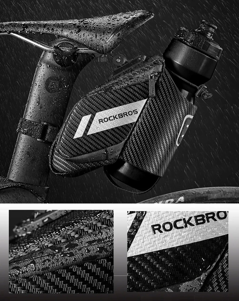 Dviračio balnelio krepšys Rockbros Zr28, vandeniui atsparus, 1l