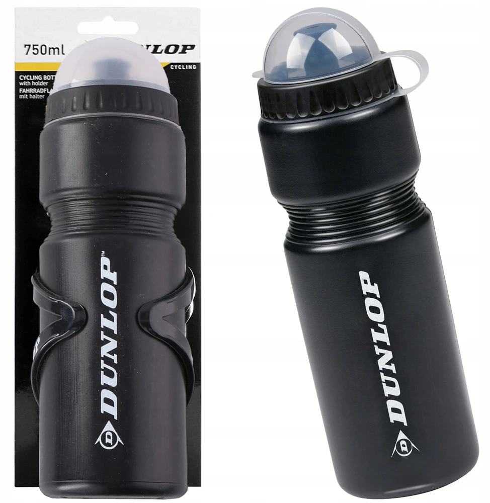 Gertuvė DVIRAČIO BUTELAS SU KREPŠELIS 750 ml DUNLOP