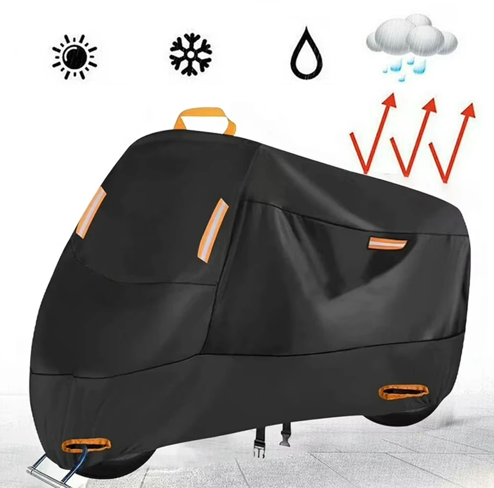 Dviračio dangtis paspirtukas motociklas vandeniui atsparus tentas 220x115x95cm UV XXL