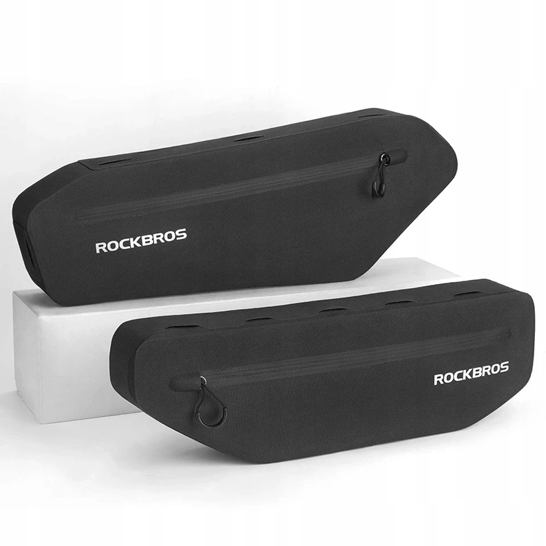 Rockbros AS-043 dviračio krepšys with Velcro 3l – juodos spalvos