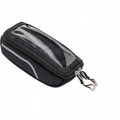 Dviračio dėtuvė telefonui New Looxs Sports Quad System, juoda