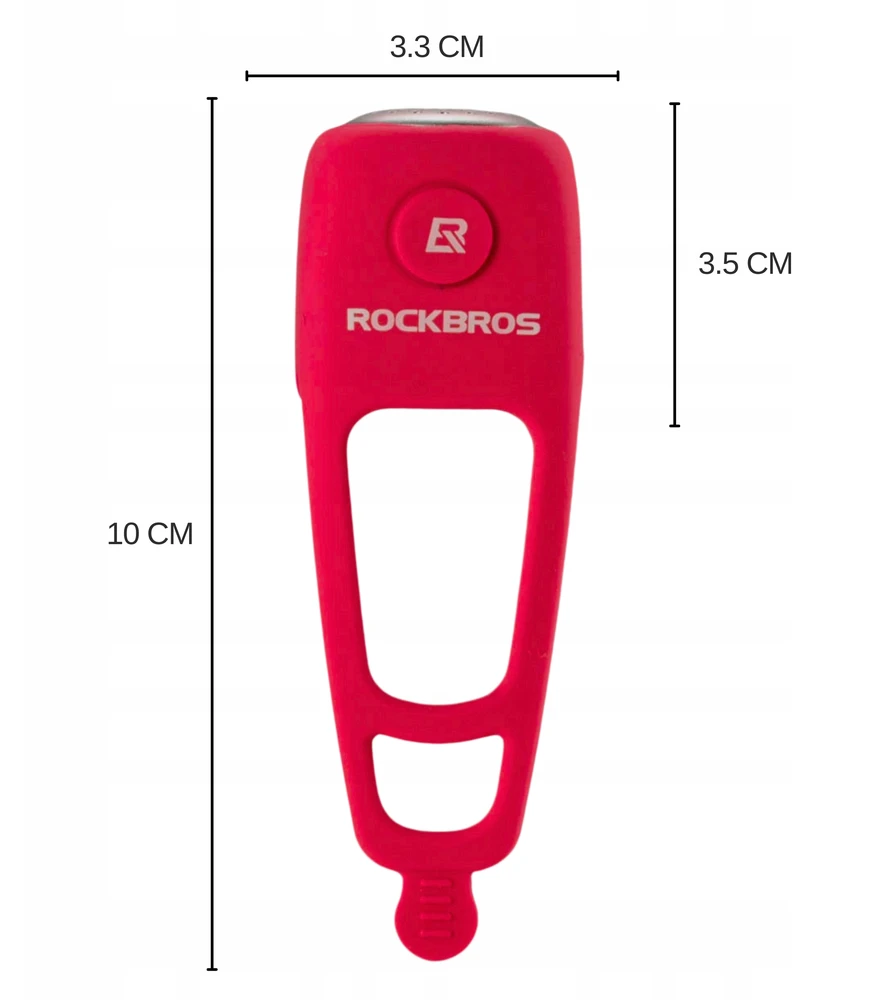 Dviračių elektroniniai varpai Rockbros CB1709 (raudona)