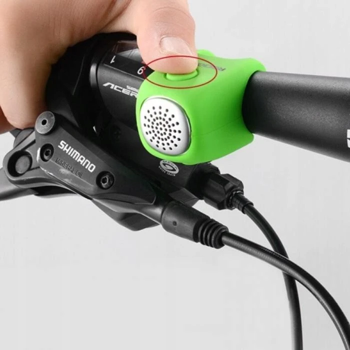 Dviračių elektroniniai varpai Rockbros CB1709 (žalias)