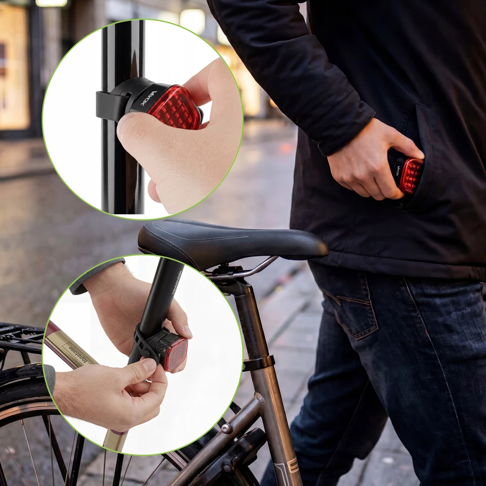 DVIRAČIO GALINIS LEMPAS LED USB GALINIS LEMPAS ĮKRAUJAMAS SMART IPX6 VAYOX