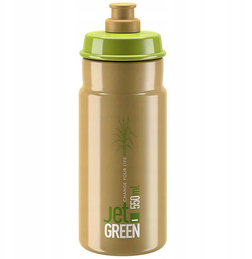 Gertuvė Elite Jet Žalias Brown Baltas logo 550ml