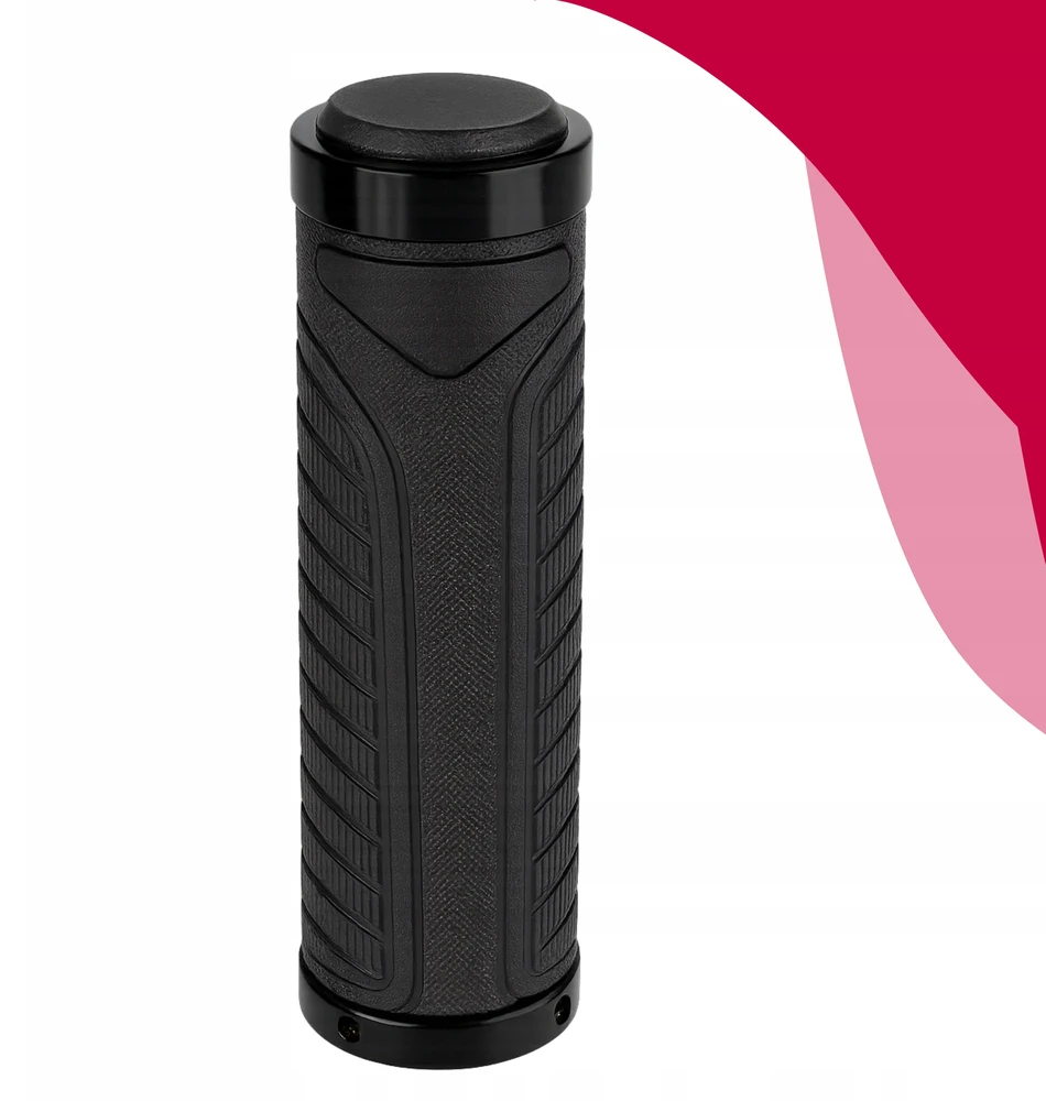 DVIRAČIO GRIP VELOXO RANKINĖS RANKENĖS, JUODOS, PATOGIOS, VARŽTOS 132 mm