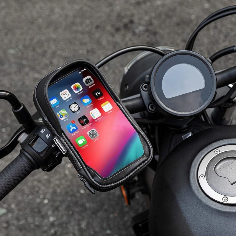 Dviračio ir motociklo telefono laikiklis Rockbros, atsparus vandeniui