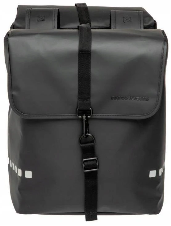 Dviračio kelioniniai krepšiai New Looxs Odense Double 39L (2vnt.), juodi