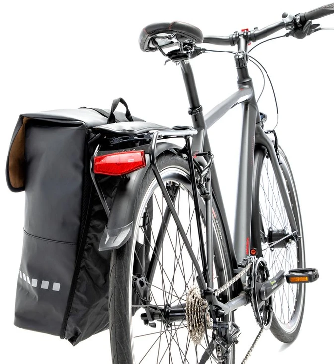 Dviračio kelioninis krepšys-kuprinė New Looxs Odense Backpack 18L, juoda