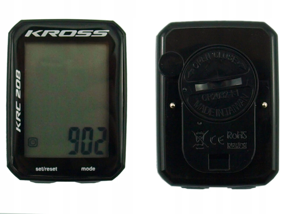 Dviračio kompiuteris Kross KRC 208, juodas