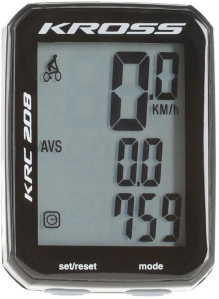 Dviračio kompiuteris Kross KRC 208, juodas