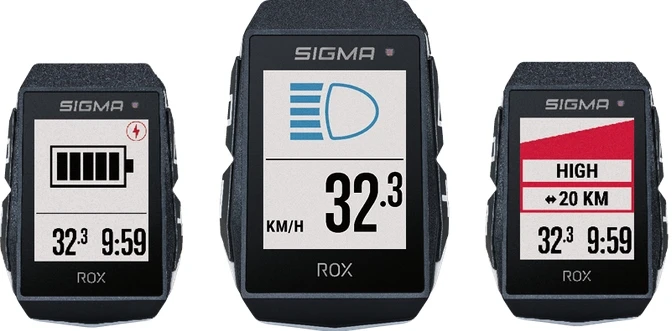 Dviračio kompiuteris SIGMA ROX 11.1 Evo GPS Baltas HR Set