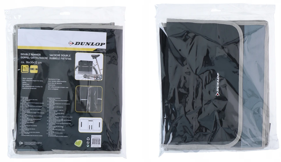 DVIGUBAS DVIRAČIO KREPŠYS ANT BAGAŽINĖS 26L DUNLOP 417400