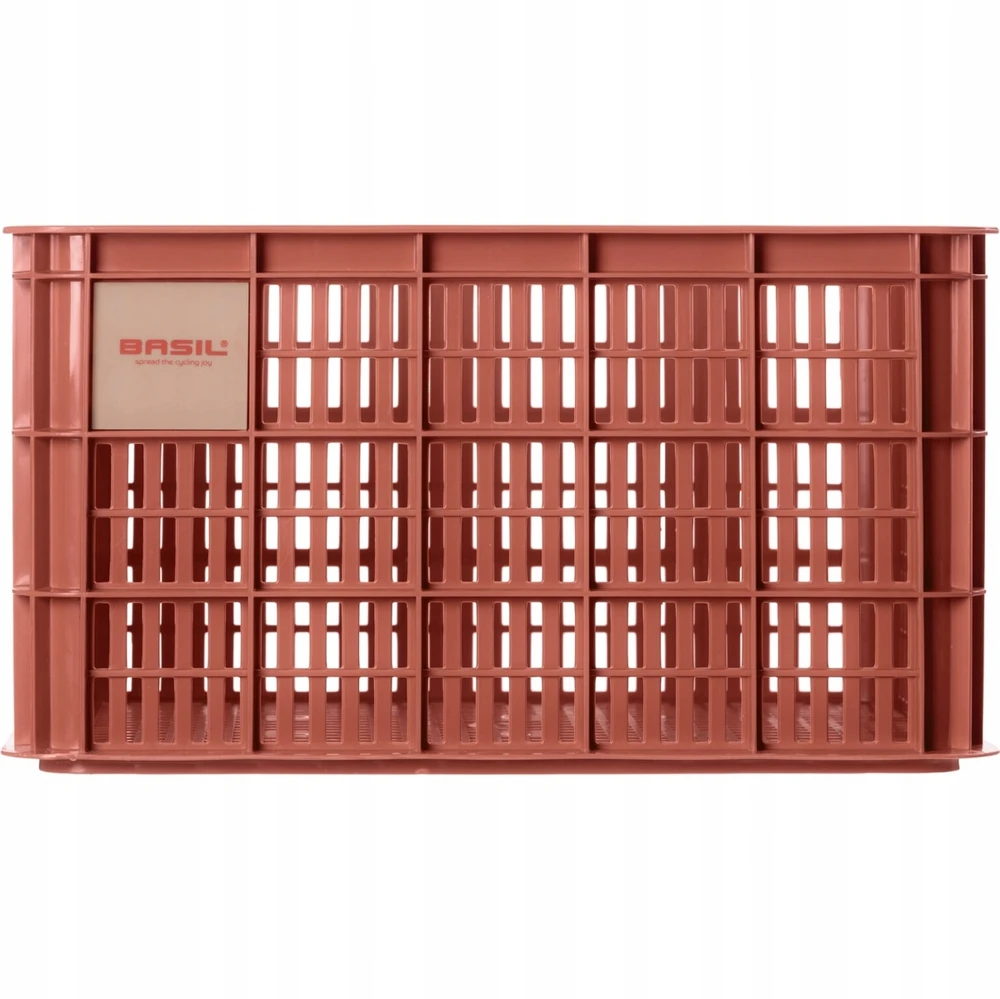 Dviračio krepšys iš perdirbto plastiko Basil Crate - Raudonas - 34,5x49x27 cm