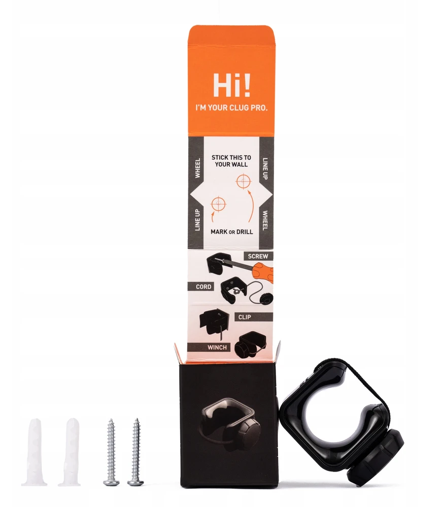 Dviračio laikiklis Hornit Clug Pro Roadie S 7761RCP, juodas