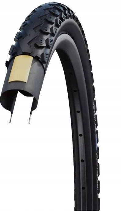 Padanga 26" Schwalbe Land Cruiser HS 450 Active Wired 47-559 / 26x1.75 Juodas