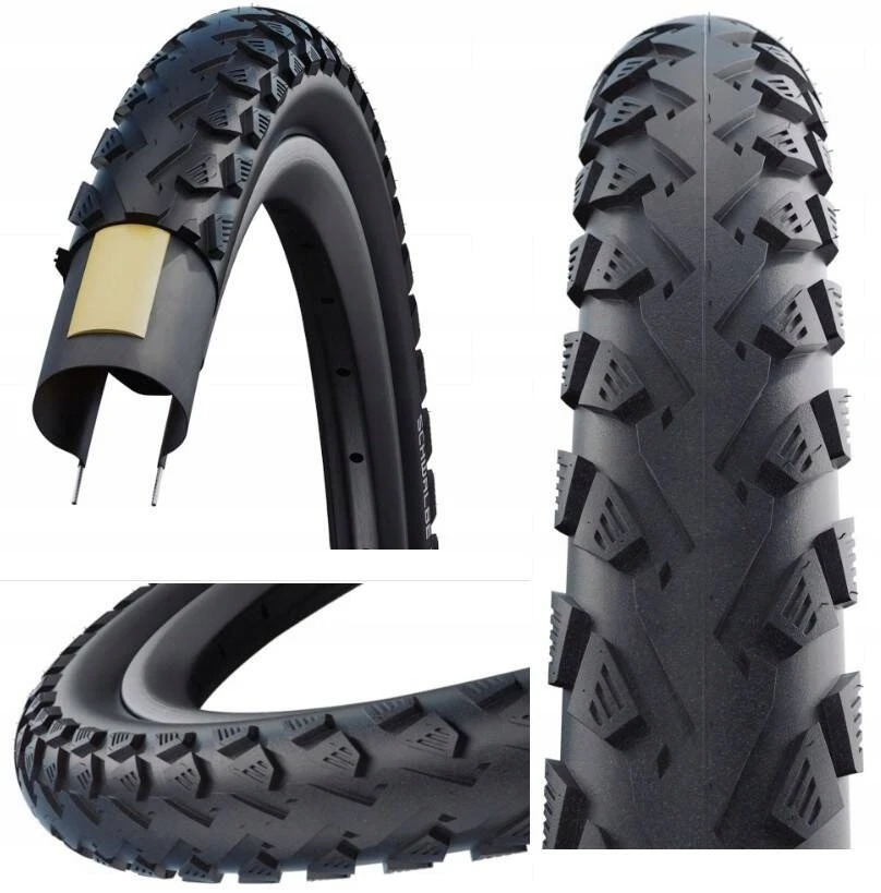 Padanga 26" Schwalbe Land Cruiser HS 450 Active Wired 47-559 / 26x1.75 Juodas