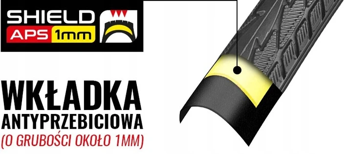 Dviračio padanga 27 5 x 2 1 TRC įdėklas ANTI-PUNKTURE 27,5 x 2,125 57-584 MTB