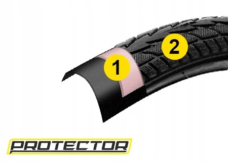 Dviračio padanga 28" TRC 700x38C 40-622 ANTI Punkcija su atspindinčia juostele