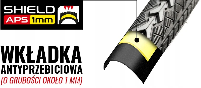 Dviračio padanga 28 TRC 700x40 42-622 ANTIPUNKTURINIS Įdėklas + AV48 kamera