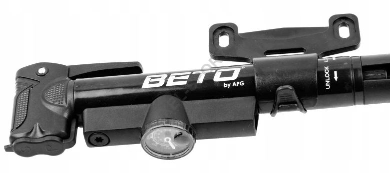 Pompa BETO Mini plastikas CLD-038G teleskopinė su manometriu