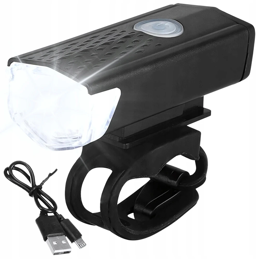 DVIRAČIO PRIEKINIS LEMPAS LED PRIEKINIS GALINGAS ĮKRAUJAMAS USB žibintuvėlis RPL-2255