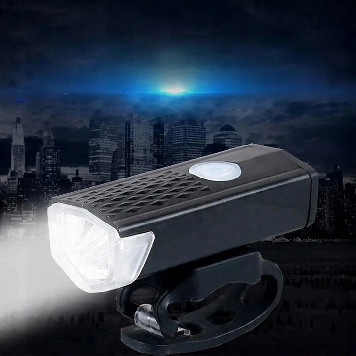DVIRAČIO PRIEKINIS LEMPAS LED PRIEKINIS GALINGAS ĮKRAUJAMAS USB žibintuvėlis RPL-2255