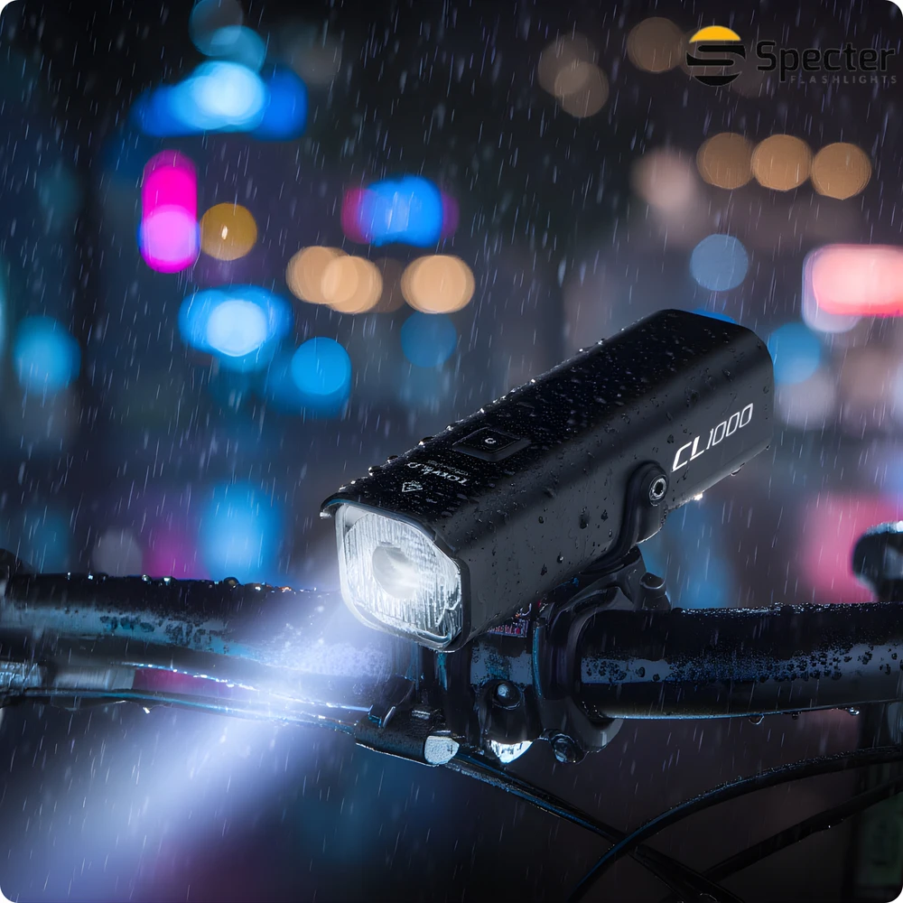 DVIRAČIO PRIEKINIS LEMPAS USB C LED TOWILD 1000lm su Powerbank funkcija