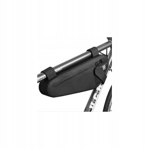 SAHOO Bicycle Bag Road Bicycle Middle Frame Bag, Atsparus vandeniui, 2L, Juodas