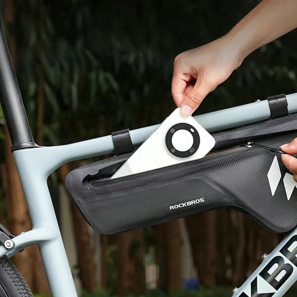 DVIRAČIO RĖMŲ KREPŠELIS DIDELIS DVIRAČIO MAIŠAS, ATSPIRUS VANDENIUI MTB 1.9L ROCKBROS