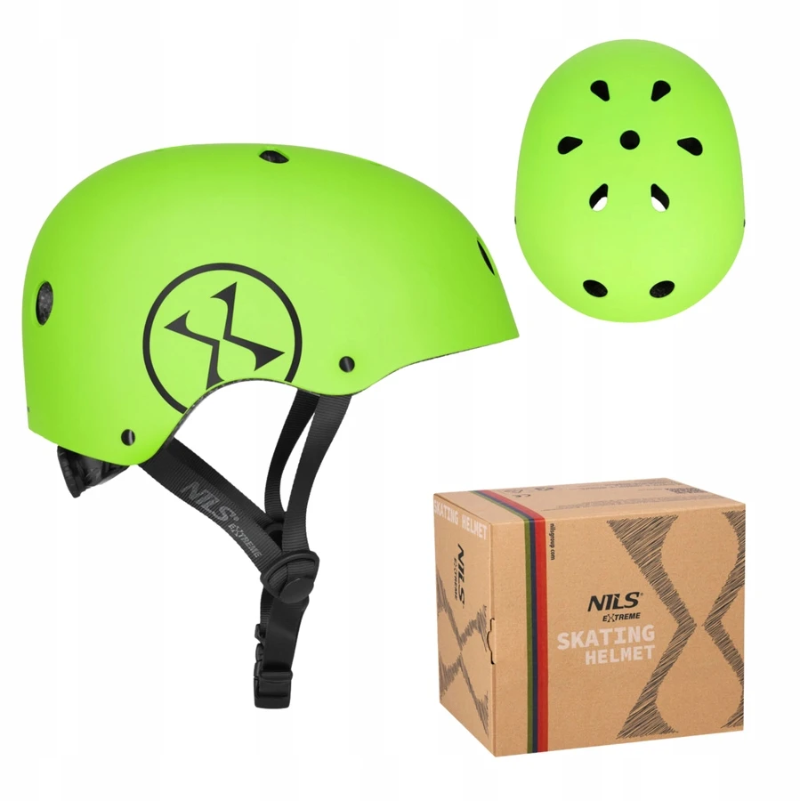 Dviračio šalmas ir apsaugos Nils Extreme M, 55-58 cm