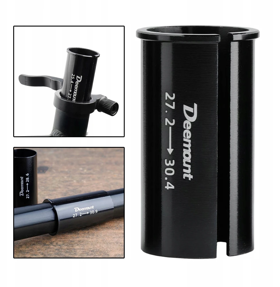 Dviračio sėdynės padas 60 mm aliuminio sėdynės stulpelio sumažinimas 27,2-30,4 mm