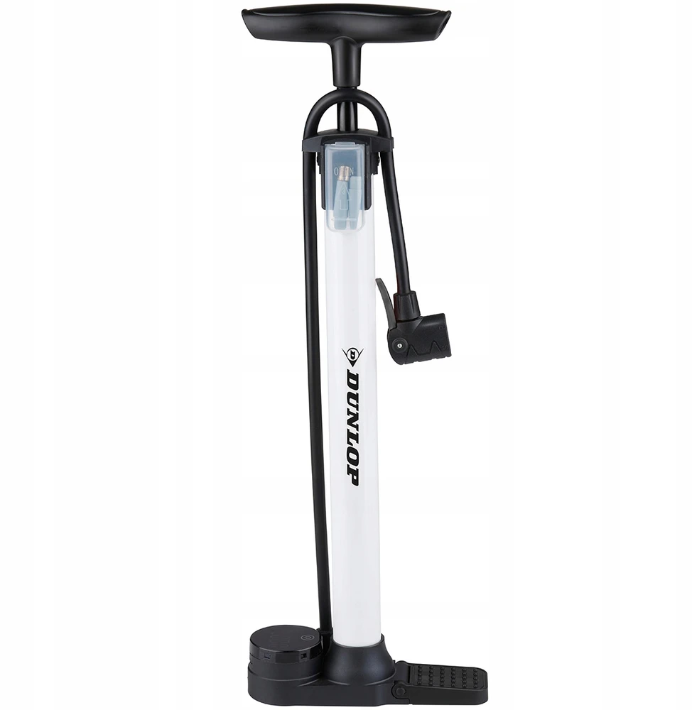 DUNLOP DIRBTUVIŲ IR DVIRAČIŲ POMPA 174Psi (12Bar) SU ELEKTRONINIU MANOMETRU, SULANKSTOMAS PAGRINDAS 436340