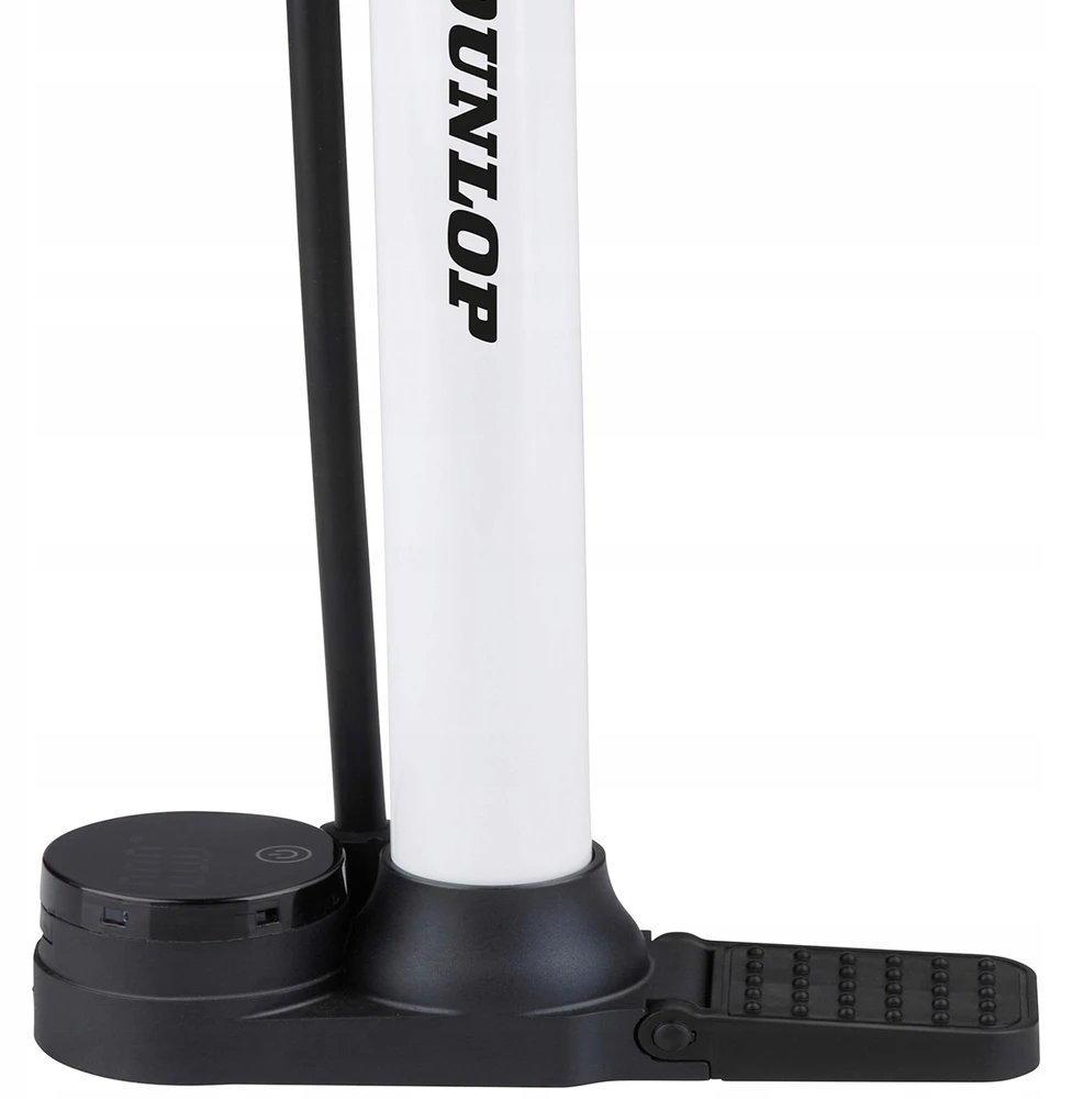 DUNLOP DIRBTUVIŲ IR DVIRAČIŲ POMPA 174Psi (12Bar) SU ELEKTRONINIU MANOMETRU, SULANKSTOMAS PAGRINDAS 436340