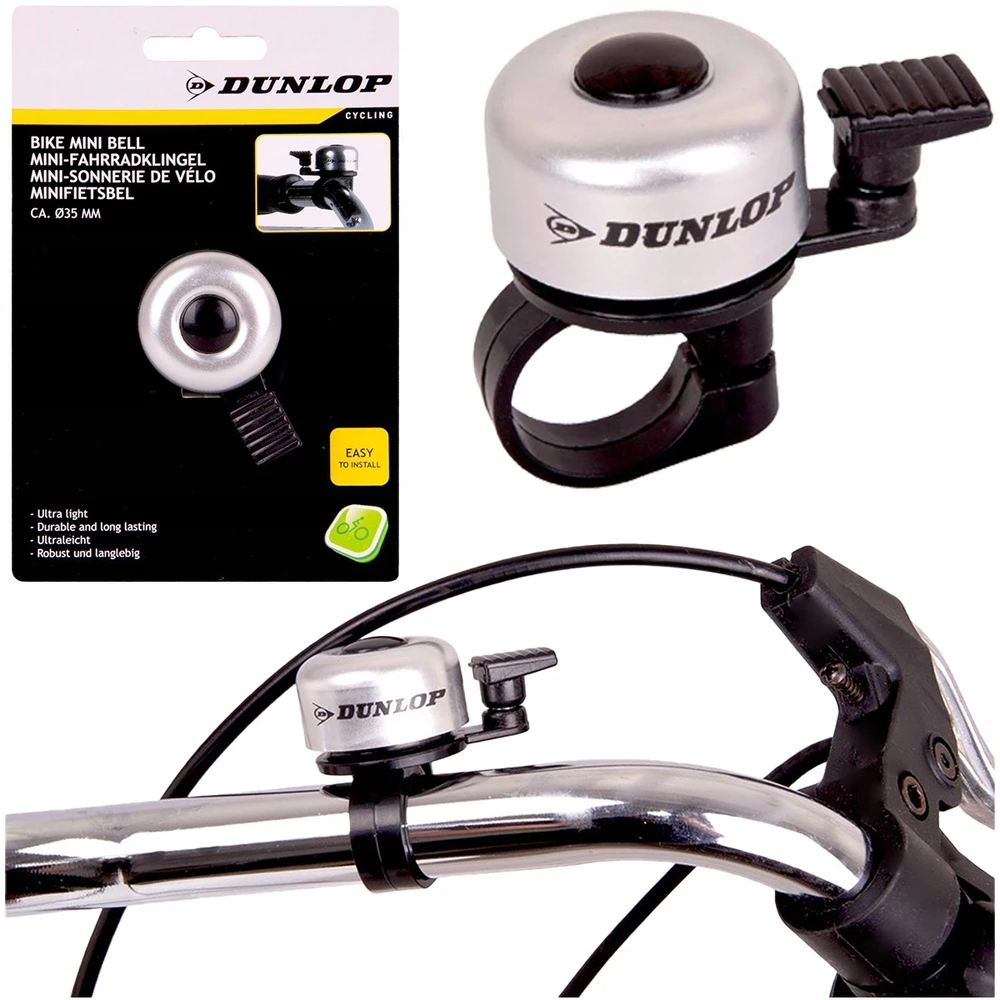 Dunlop Dviračio varpelis gruszka 35mm sidabrinis