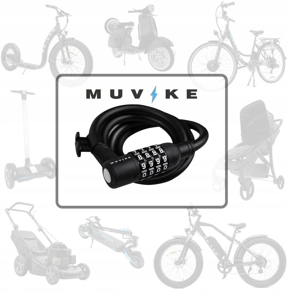 DVIRAČIO SKYRA, KABELIS 150cm 12mm SU KODU SU RANKENE MUVIKE FLEX 1500/12C