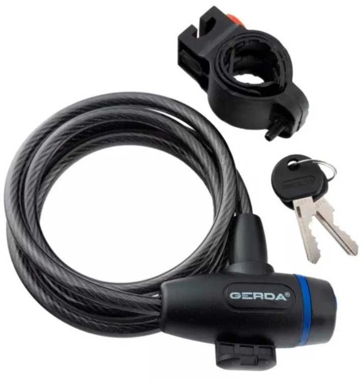 Dviračio spyna GERDA FLEX, 1200 x 10 mm