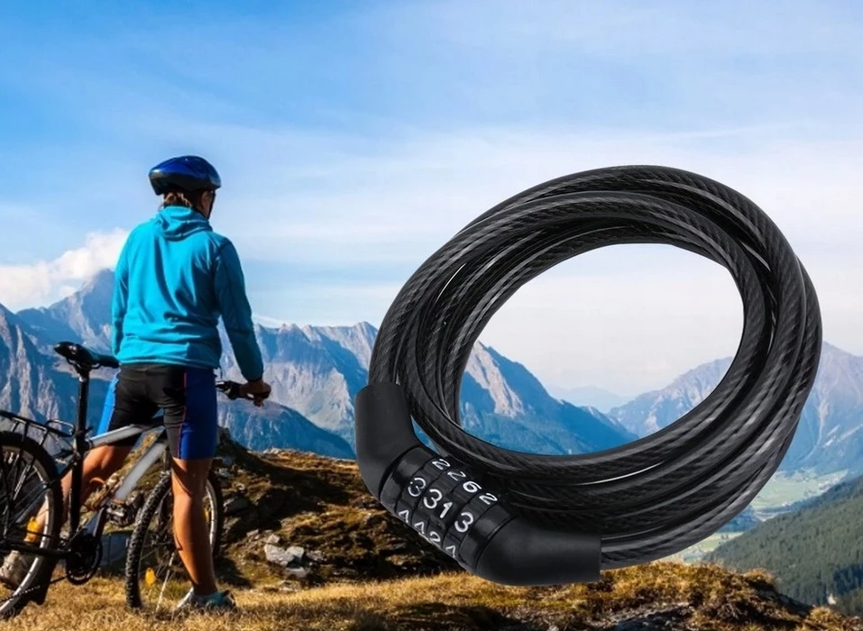 Wozy Dviračio kodinė trosinė spyna KYL-100 Forever Outdoor