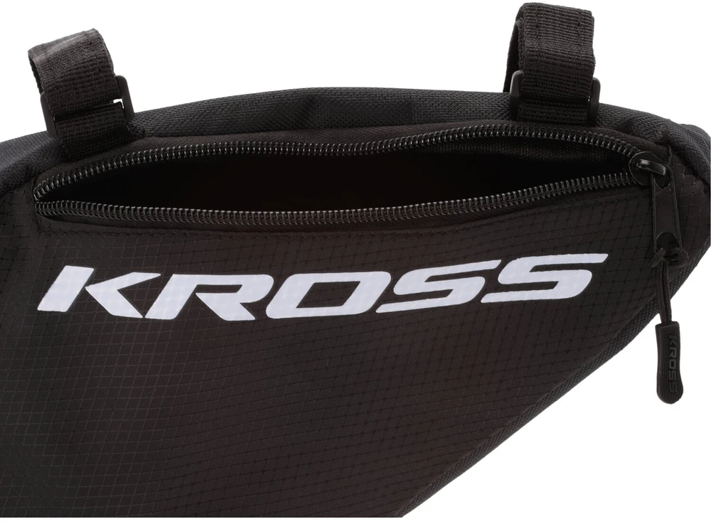 Dviračio trikampis krepšys ant rėmo KROSS Triangle Bag, juodas 1.8 L
